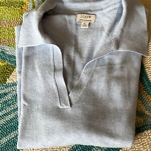 J. Crew women’s  V-Neck Sweater in Soft Blue